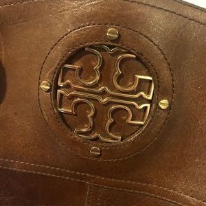 Tory Burch Knee High Brown Leather Boots